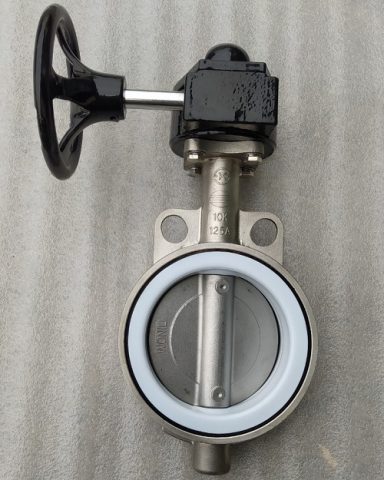 Van bướm inox tay quay